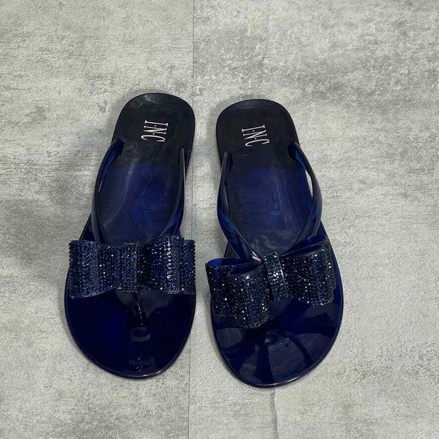 bow jelly thong sandals