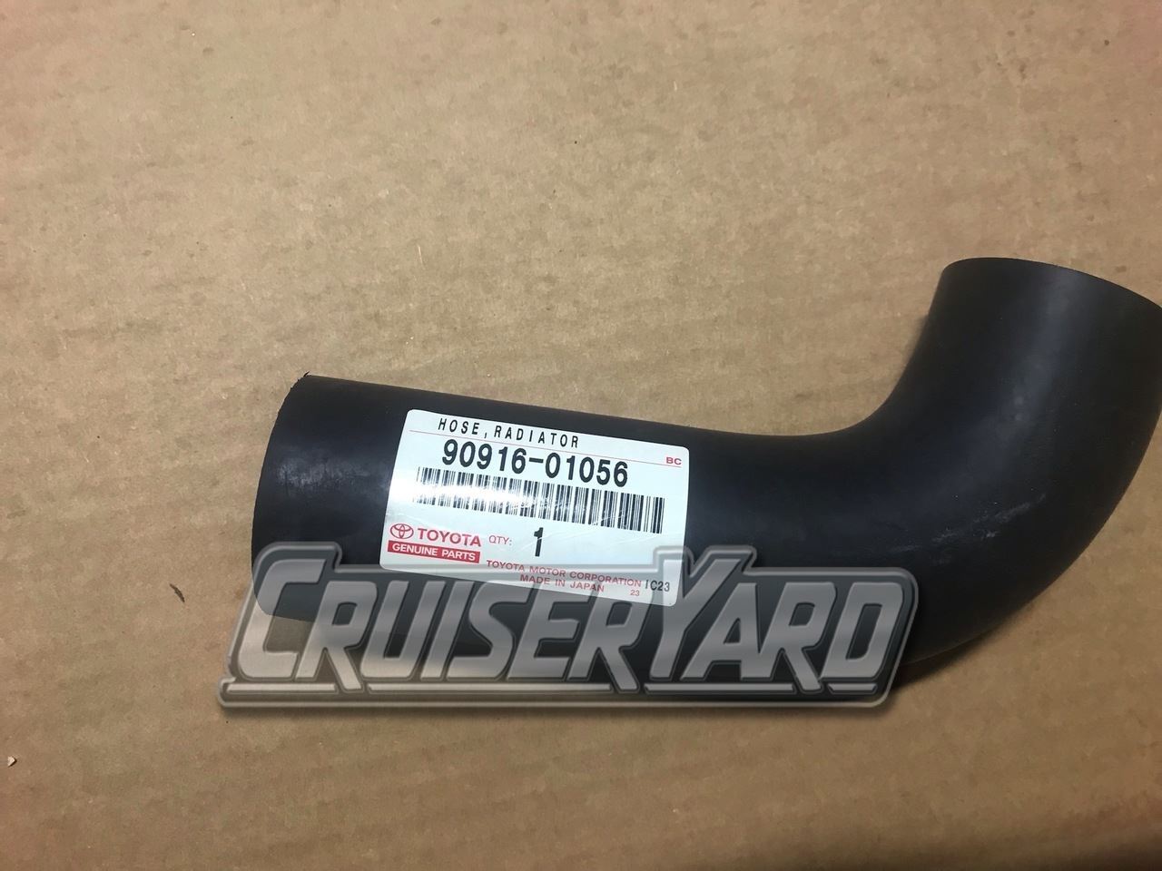 New Toyota Land Cruiser FJ40 FJ60 OEM Radiator Hose, 90916-01056 