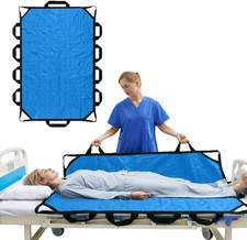 Bed Positioning Pad with Reinforced Handle, 60" X 40" Multipurpose Waterproof Tr