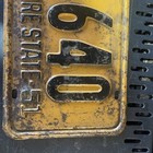 Vintage New York  NY 1951 New York License Plate Empire State 4f 640  — photo 2