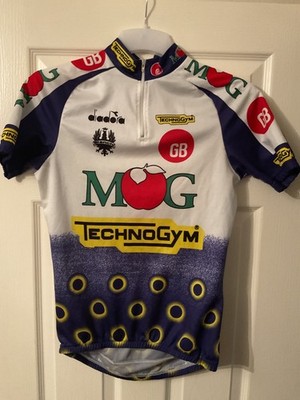 Diadora Radtrikot Nalini MOG Technogym Fausto Coppi XS Extra Small Vintage