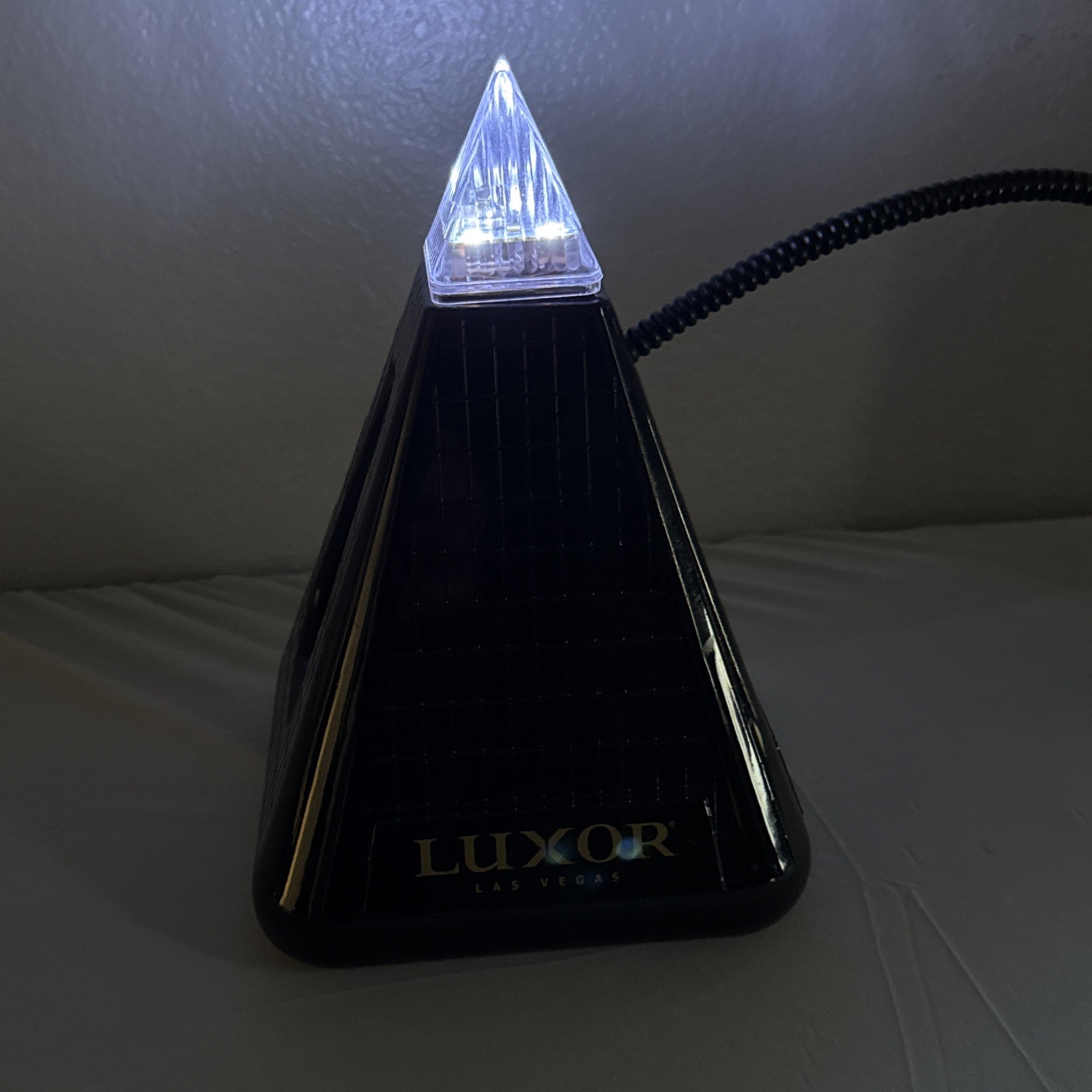 Luxor Casino Las Vegas Souvenir Pyramid Lighted Alcohol Drink Cup Piggy Bank