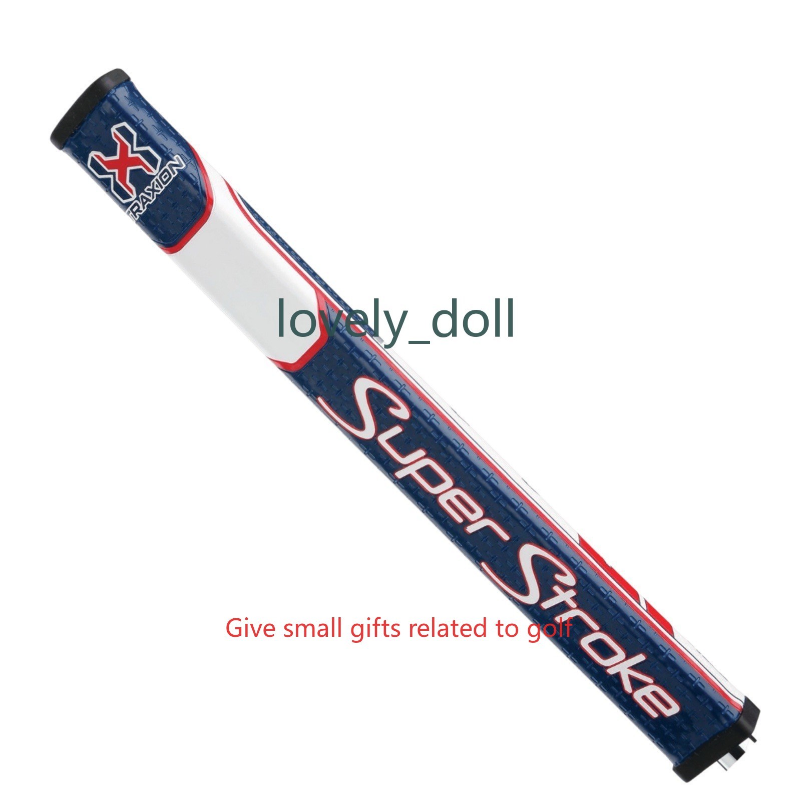 NEW SuperStroke Traxion Flatso 1.0 Putter Grip ( Red / white