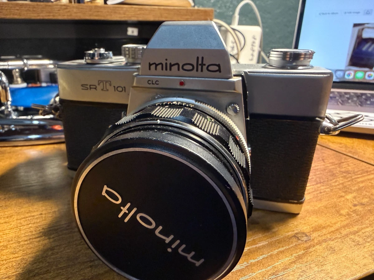 MINOLTA SRT101 ROKKOR-QD135mm F3.5セット ジャンク】Minolta SRT101 Rokkor-PF 55mm f1.8 - メルカリ