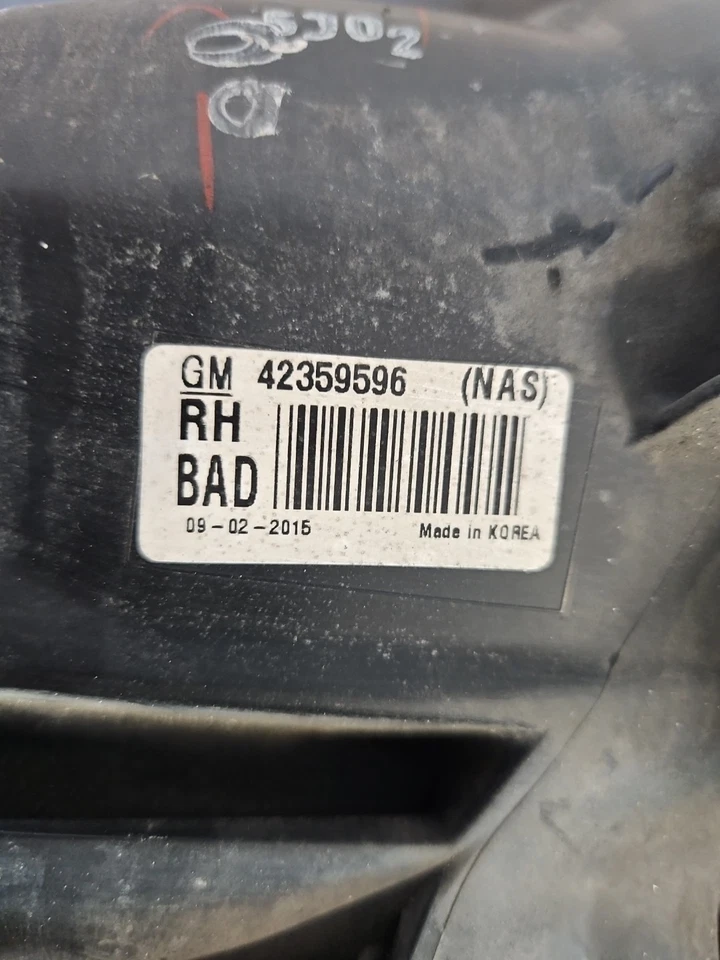 2013-16 Buick Enclave Non-Adaptive HID Xenon Right Passenger Headlight Lamp Lens - Изображение 3 из 4