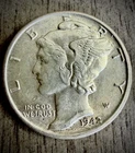 MERCURY SILVER DIME COLLECTIBLE/ 10C / USA