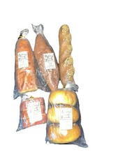 Fake Faux Prop Bread Loaves Baguette 1/3 Pack Everything Bagel Food Display Lot