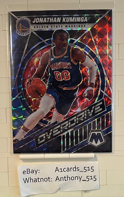 Jonathan Kuminga - 2021-22 Mosaic Overdrive - Blue Prizm - Golden State