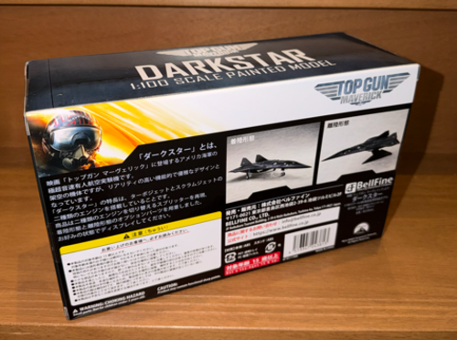 Top Gun Maverick Darkstar Stealth Aircraft Model 1/100 Scale Brand
