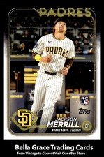2024 Topps Update Jackson Merrill #US169 San Diego Padres MLB Baseball 