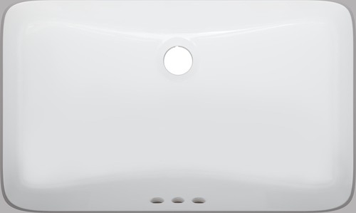 Fregadero de baño PROFLO PF1812U blanco rectangular 21" bajo montaje - Imagen 6 de 10