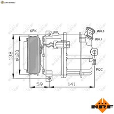 KOMPRESSOR KLIMAANLAGE 32191 FÜR CADILLAC FIAT VAUXHALL VECTRA/Mk/II SIGNUM 1.9L