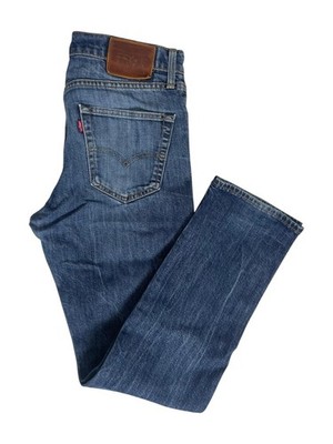 Jeans Levi's 511 Slim Fit Premium W32 L32 Blau Denim - Leder Patch - TOP