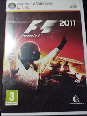 F1 2011 PC DVD Codemasters Formel 1 NEU OVP VERSIEGELT Deutsch
