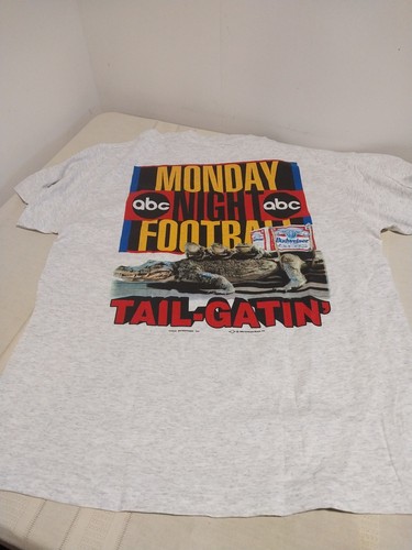 Camiseta de fútbol Budweiser vintage de los 90 Monday Night puntada única cola-gatinXL - Imagen 8 de 8