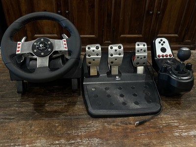 Logitech G25 Force Feedback Racing (Comple Set): Wheel, Pedals, Shifter No PS