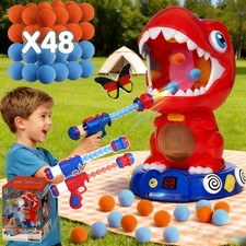 Dinosaurier Schießspielzeug mit 2 Luftschie�...