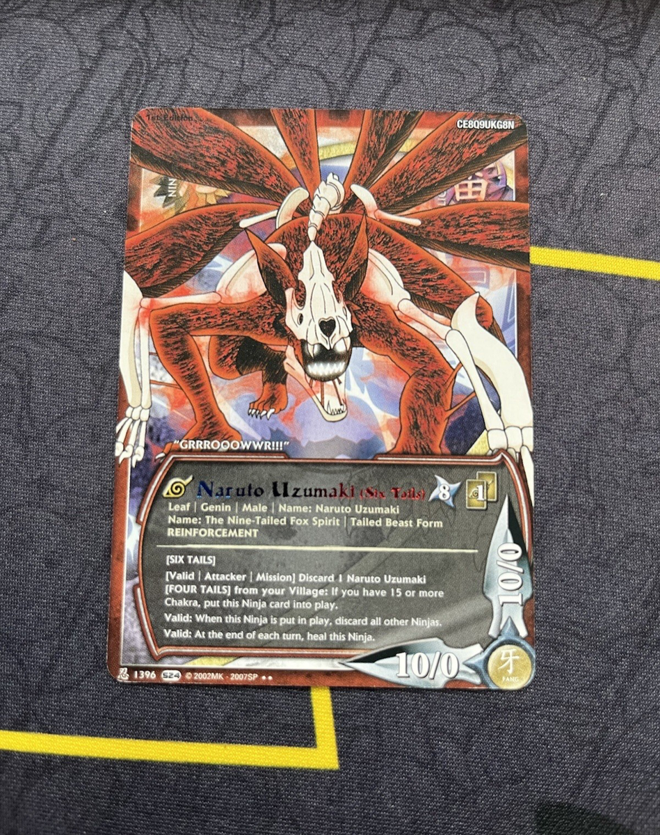 Naruto CCG - Naruto Uzumaki (Six Tails) - 1396 - Rare - Sages