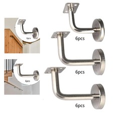 6 Stück Handlauf-Treppenhalterungen Handgeländerhalterungen für Flurtreppen