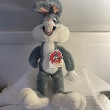 Vintage Bugs Bunny Plush 1990 Happy Birthday Edition