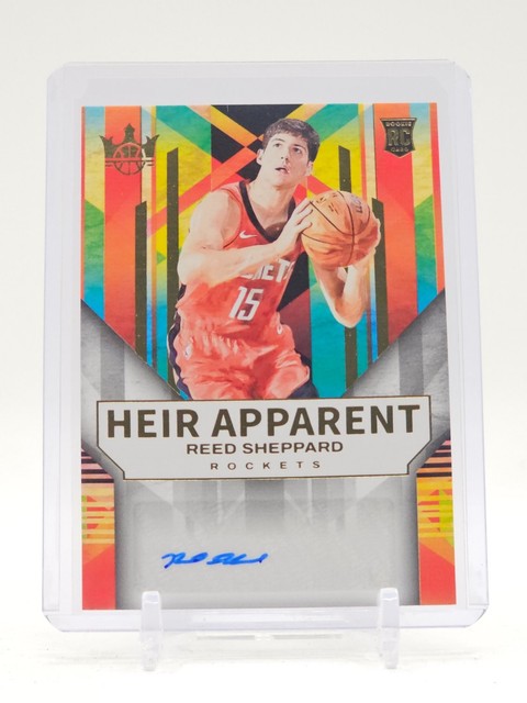 Reed Sheppard 2024-25 Panini Court Kings Heir Apparent Rookie RC Auto /125 Q7656