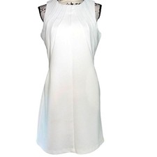 Pim + Larkin Anthropologie white sleeveless dress medium