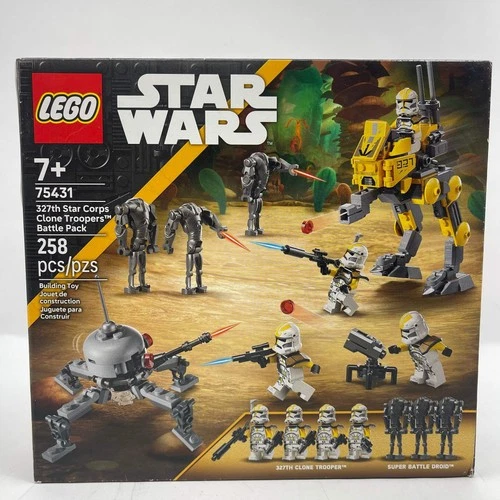 New LEGO Star Wars 327th Star Corps Clone Troopers Battle Pack 75431