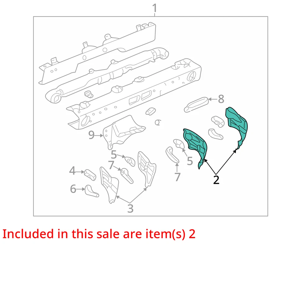 SE ADAPTA A SOPORTE BUICK RENDEZVOUS 2002-2007 ASM I/P PASS RODILLA 15279185 - NUEVO OEM Foto 2 de 3
