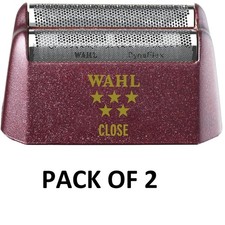 Wahl Professional 5 Star Shaver Shaper Silver Chrome Close Foil 7031-300 - 2pk