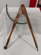 DDR Zirkel Tafelzirkel Kreidezirkel Holz - Goethe Oberschule Welzow - 70er Jahre