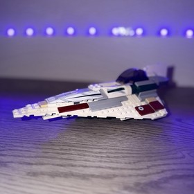 LEGO Star Wars 7868 Mace Windu Jedi Starfighter Built Incomplete No Minifigures
