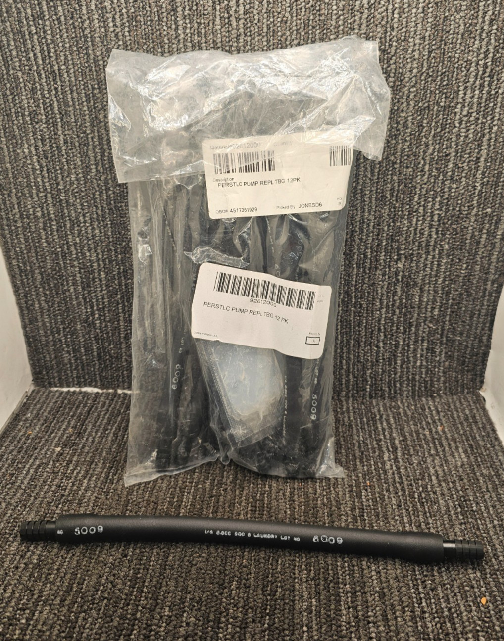 (CANTIDAD 10) 92612000 Tubo de repuesto para bomba peristáltica - Negro