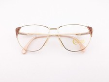  NOS VTG Carat by Carl Zeiss Eyeglasses, Frames Only, 6890 4200 Gold, 56-14-140