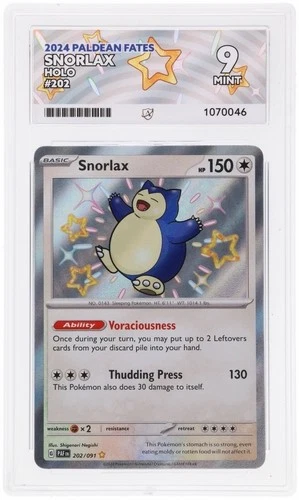 ACE 9 Snorlax 202/091 Baby Shiny Paldean Fates