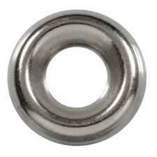 50PK Everbilt Bolts/Screws #6 Stainless Decorative Finishing Washers 800072