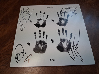 Kaleo autographed A/B Album with 4 signatures 