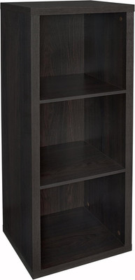 Closetmaid 3-Cube Storage Shelf Organizer, Black Walnut, Easy Assembly