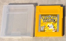 Pokemon Yellow Special Pikachu Edition Game Boy Battery Tested