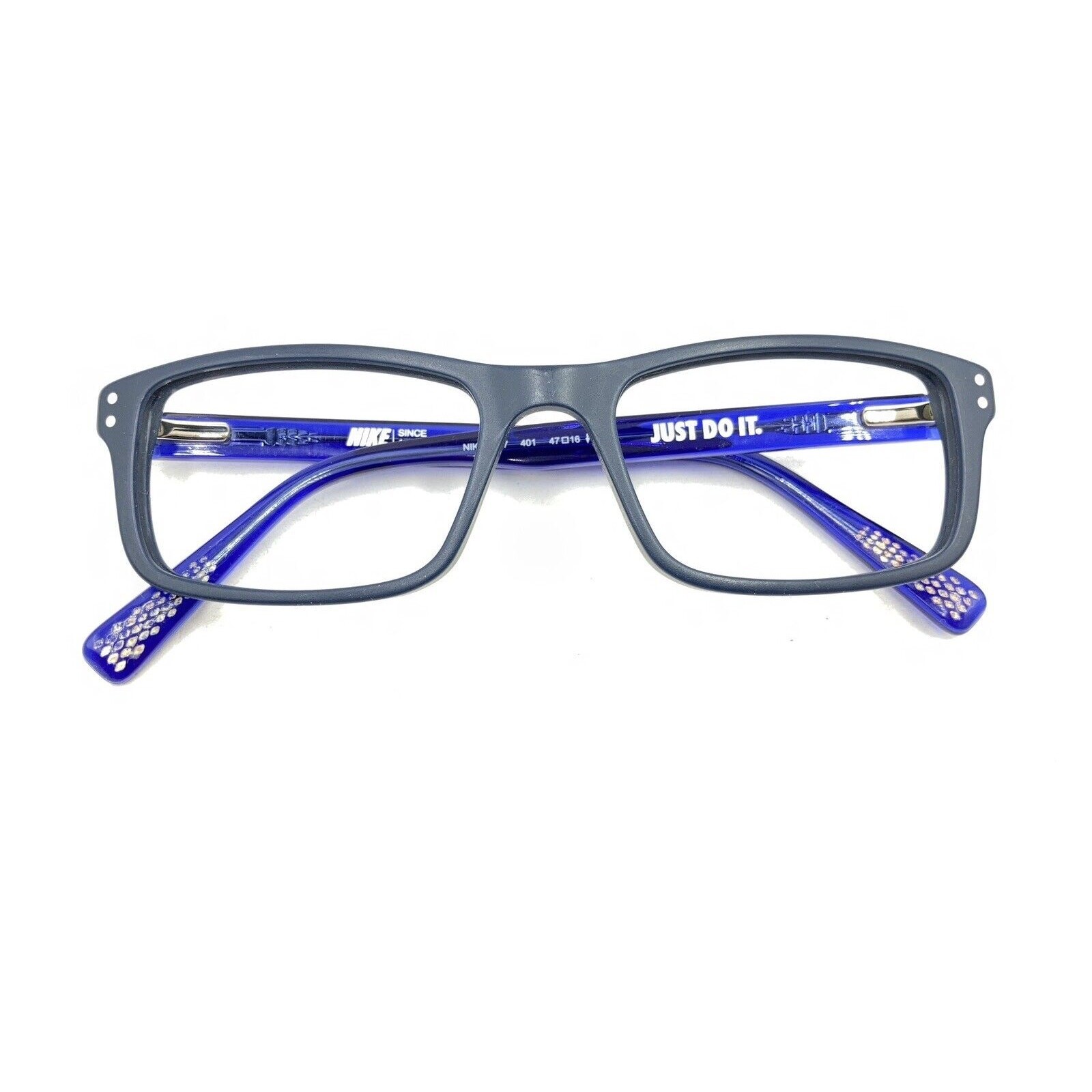 Nike 5537 401 Matte Navy Blue Eyeglasses Frames 47-16 130 Designer Kids Youth thumbnail 12
