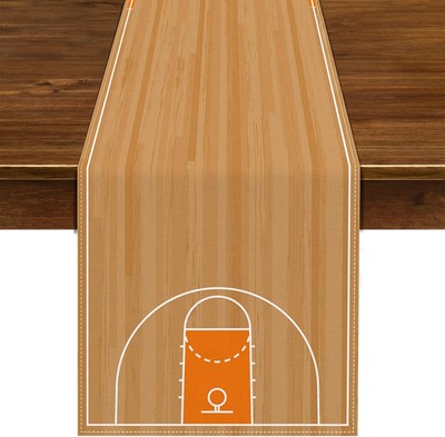 Nepnuser Basketball Table Runner Graduate Senior Night 2025 33×183cm, Orange 