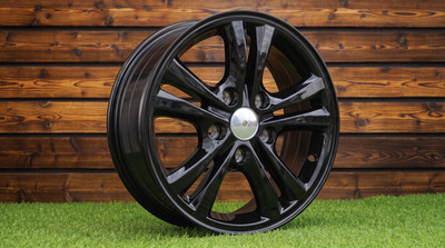 4X R15'' 5X114.3 RacingLine Style Schwarz ET42 Felgen für Hyundai Kia Toyota
