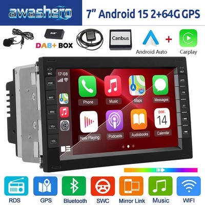 Für VW T5 Multivan Transporter DAB+ Android 15 Autoradio Carplay GPS Navi RDS BT