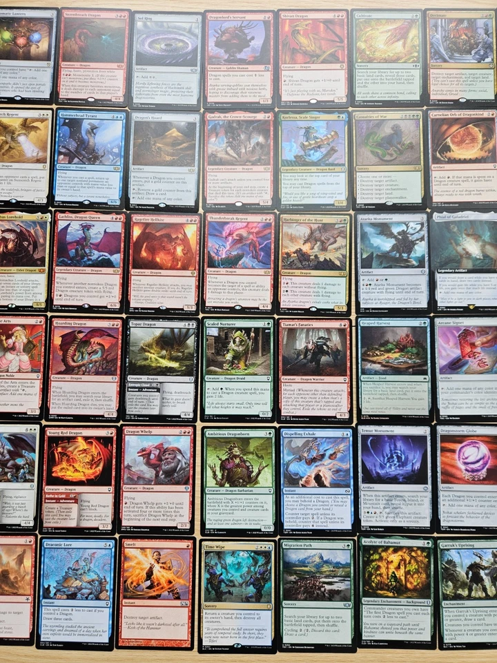 Custom Commander Deck ~ Dragons ~ Tiamat ~ EDH MtG Magic 100 Card Deck - Image 3 of 4