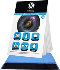 Lens Cleaning Paper 11-pack/550 Sheets  2x Double-Sided Microfiber  Suede