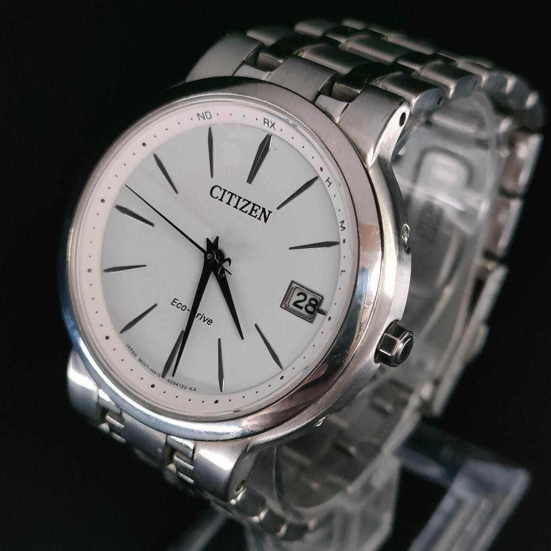 Citizen Titanium Solar Men's Watch Silver Used