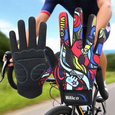 Cycling Gloves Touch Screen Bike Gloves Anti-slip Shockproof Full Finger Glove