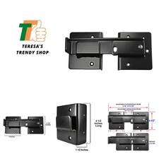 Double Gate Flip Sentry Gate Latch-Flip Latch, Latches Two Gates Together & c...