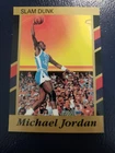Michael Jordan Chicago Bulls Slam Dunk Cards #2 North Carolina Dunking