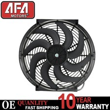 14 Inch 3000cfm Electric Fan 12v Reversible Radiator Cooling Fan Universal Car