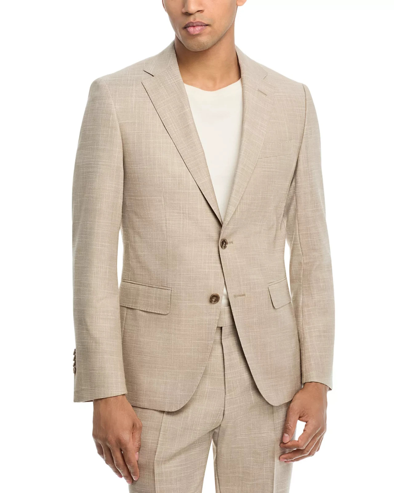 Boss Hutson Melange Slim Fit Suit Jacket MSRP 645 39890₽